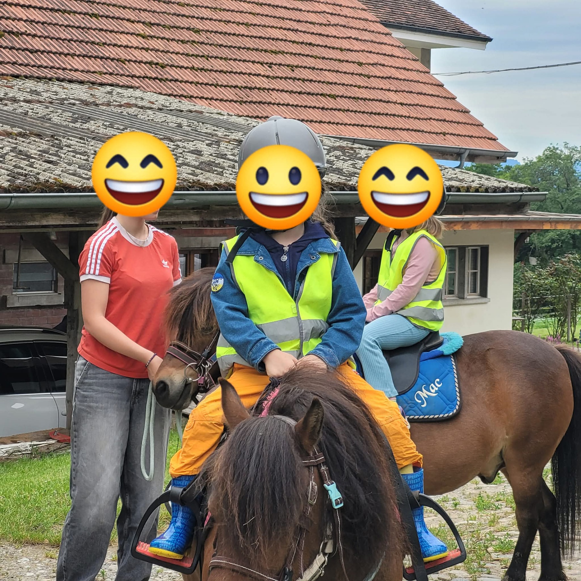 Promenade en poneys
